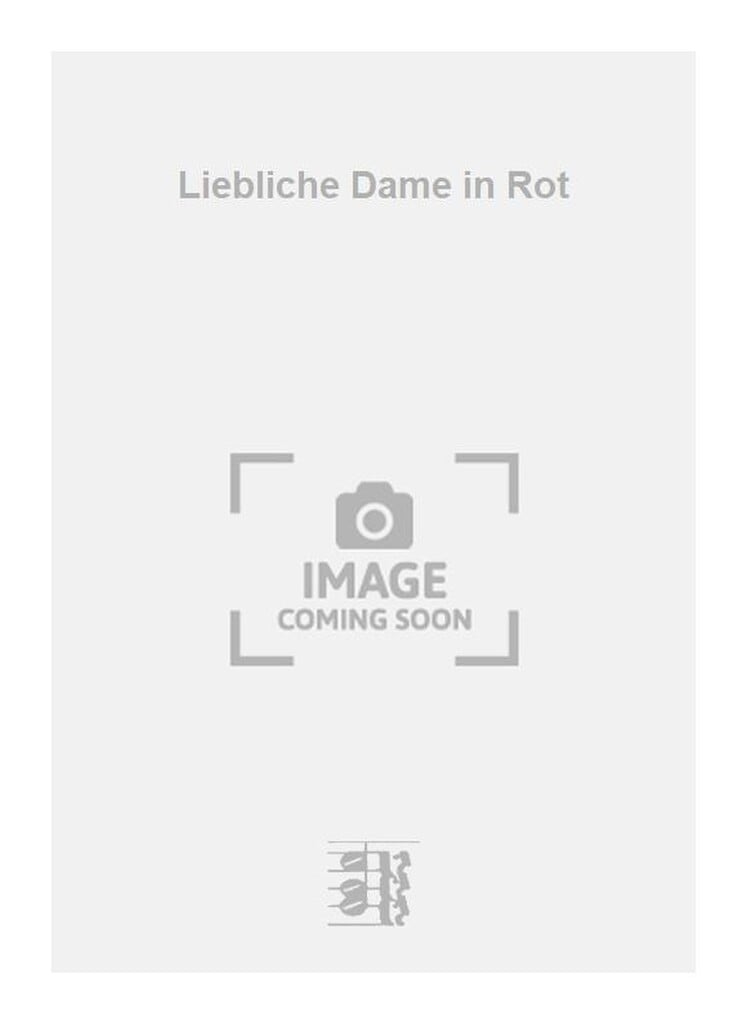 Liebliche Dame in Rot